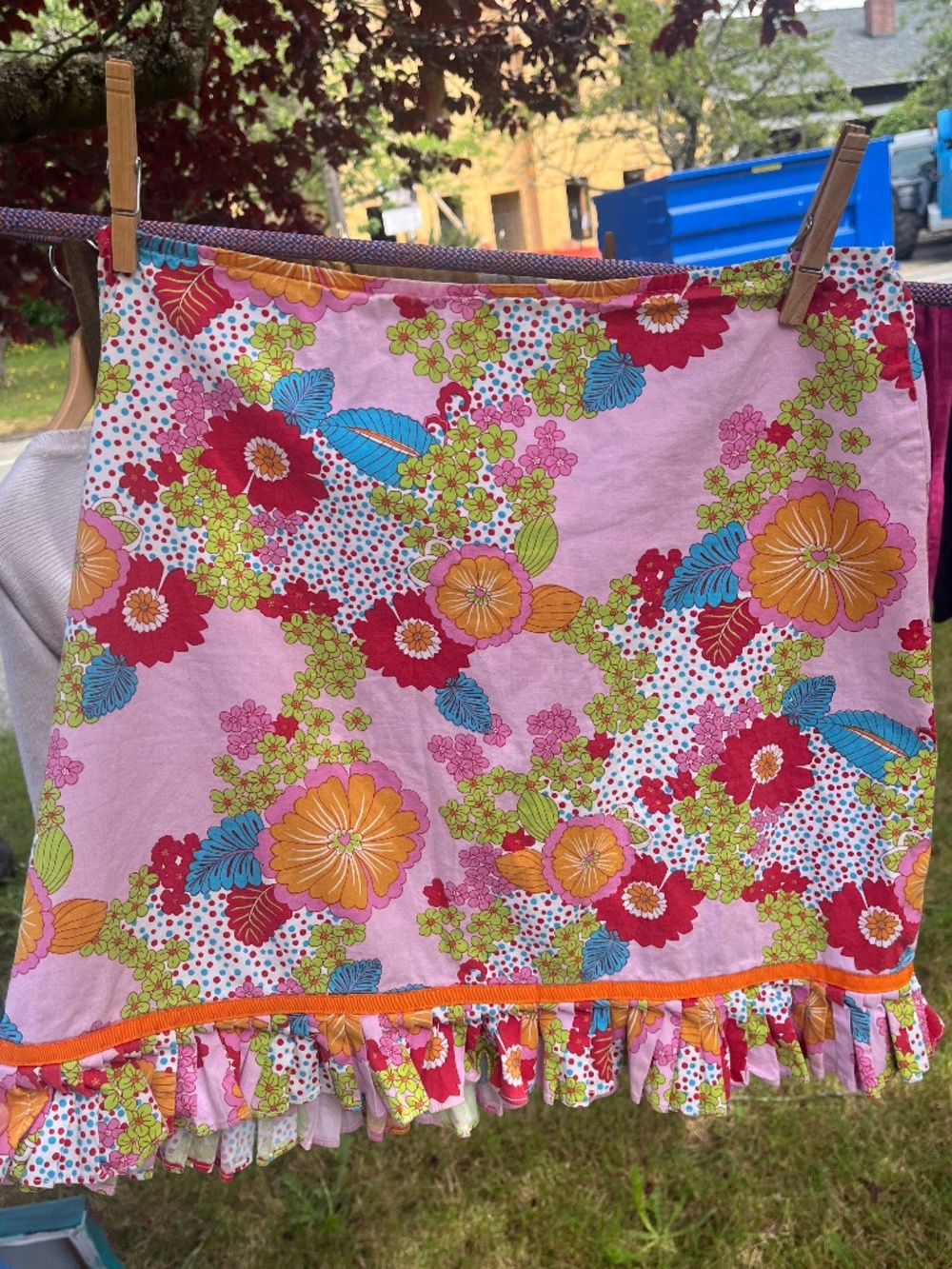 Vintage y2k ticci tonetto flower mini skirt